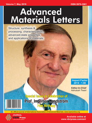Advanced Materials Letters