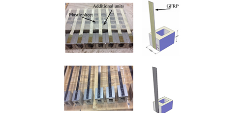 Behavior of EB FRP masonry bond under service temperature 