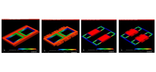 Resonance-Based Temperature Sensors using a Wafer Level Vacuum Packaged SOI MEMS Process 
