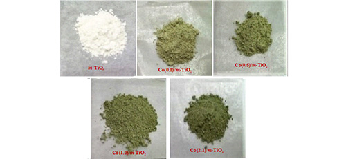 Modification of mesoporous titanium dioxide with cobalt oxide electrocatalyst for enhanced oxygen evolution reaction