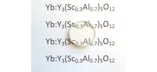 Spectroscopic characterization and laser test of a 10at.% Yb:Y<sub>3</sub>Sc<sub>1.5</sub>Al<sub>3.5</sub>O<sub>12</sub> ceramic sample   