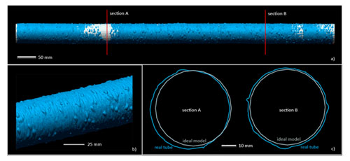 Geometrical Characterization of Wire-and-Arc Additive Manufactured Steel Element